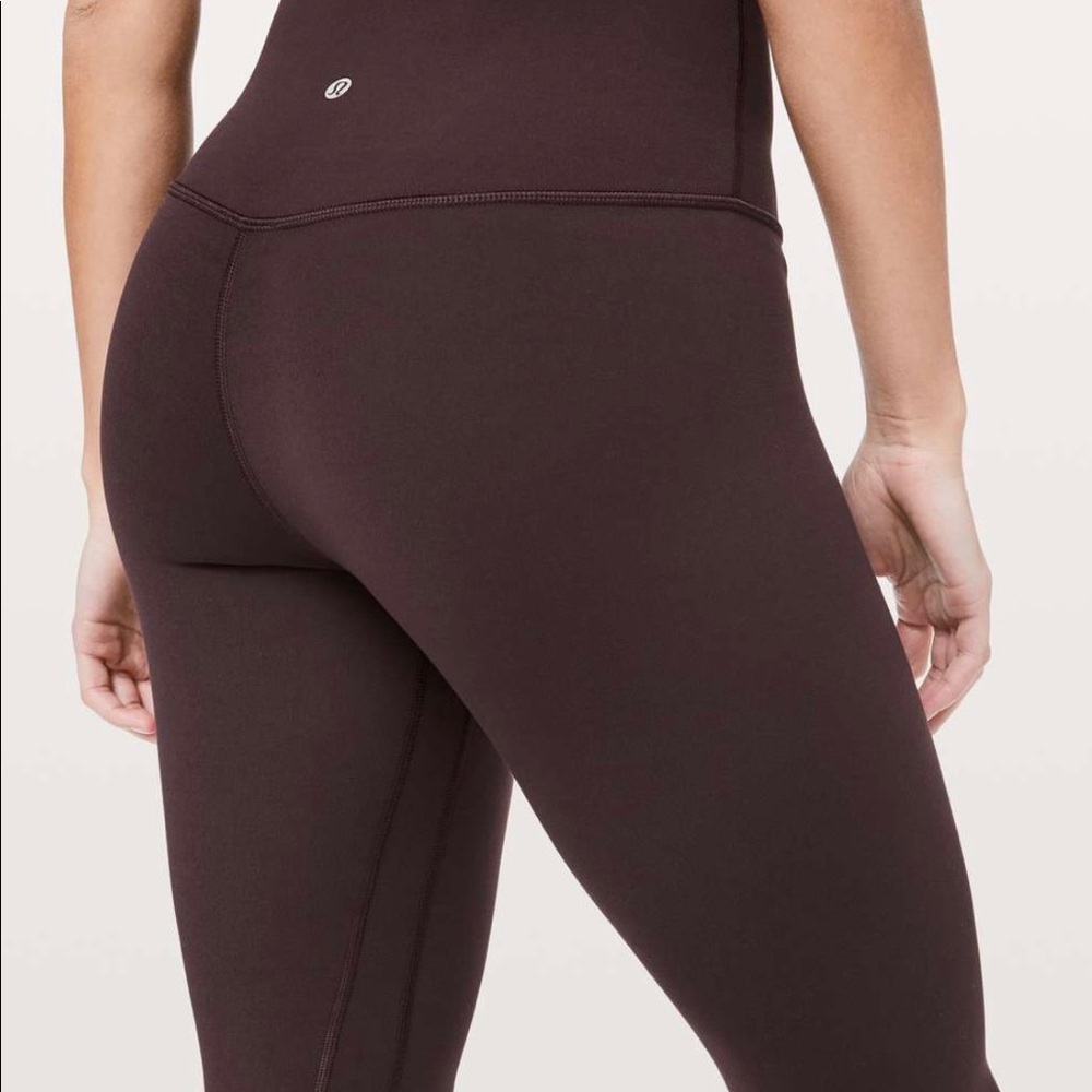 Lululemon High Rise Align Pant 25 inch - Plum Shadow - Size 6